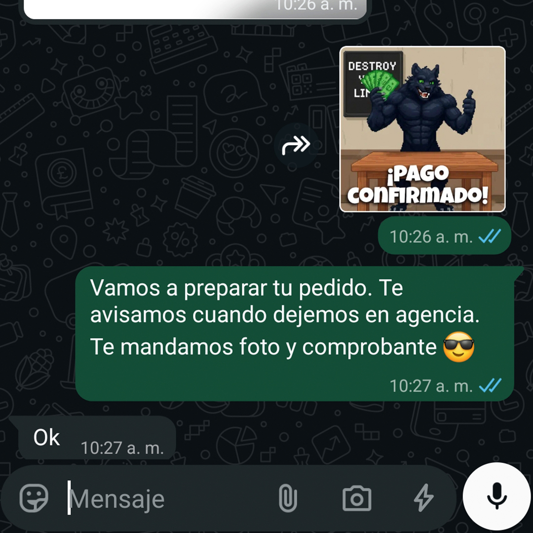 Pedido entregado